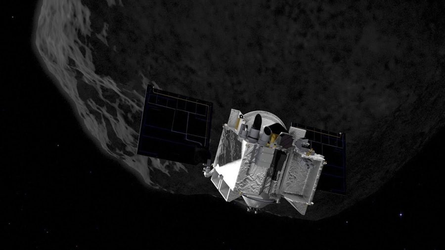 La sonde OSIRIS-REx devant l'astéroïde (101955) Bénou